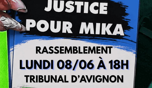 Reportage au rassemblement Justice pour Mika